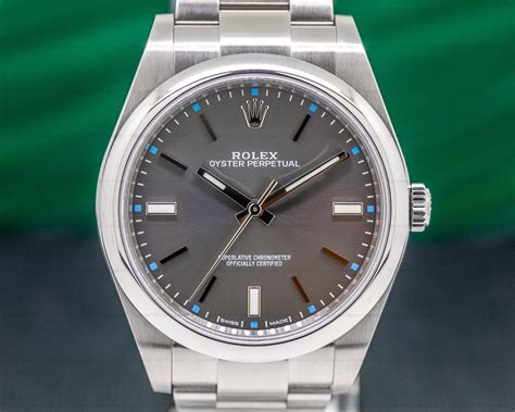 rolex 114300 oyster perpetual with dark rhodium dial|rolex oyster perpetual dark rhodium.